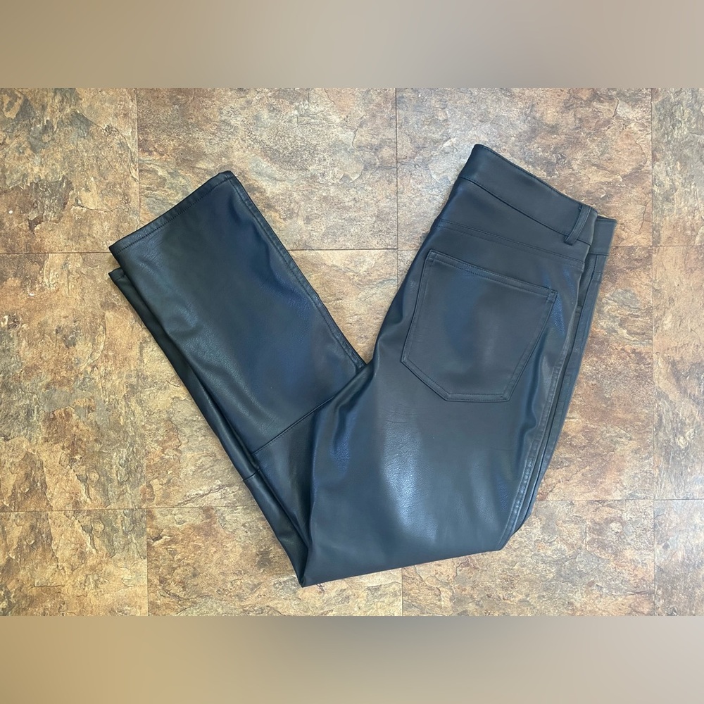 H&M faux leather pants